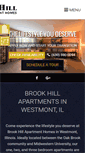 Mobile Screenshot of brookhillapts.com